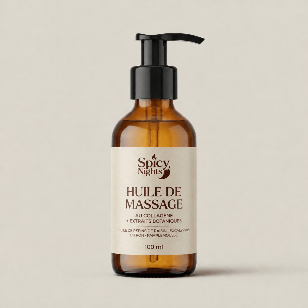 Huile de massage parfumée
